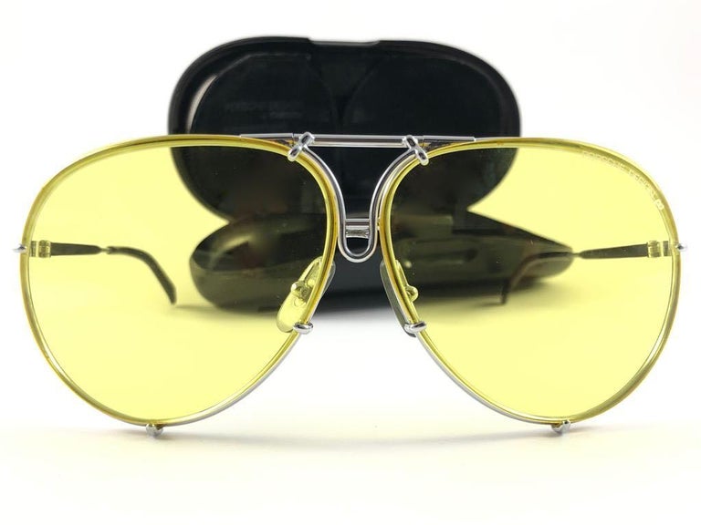 Vintage porsche top design sunglasses