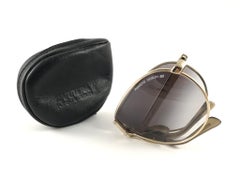 Nuovo Occhiali da sole vintage Porsche Design 5622 40 Oro pieghevole anni '90