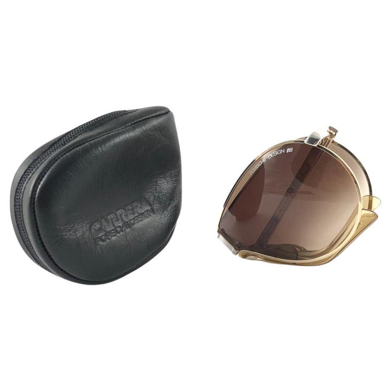 Nuovo Occhiali da sole vintage Porsche Design 5622 42 Oro