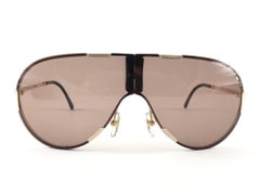 New Vintage Porsche Design 5629 40 Gold Foldable Sunglasses 1990s