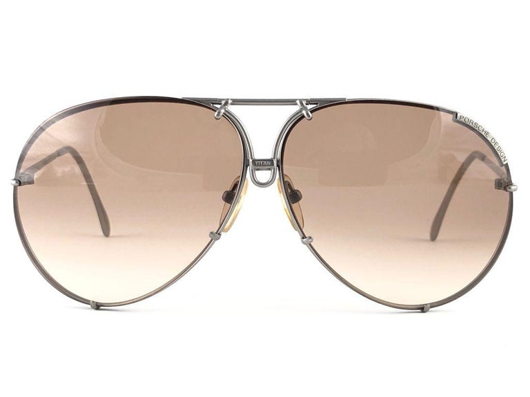 New Vintage Porsche Design By Carrera 5621 Titan Matte Large