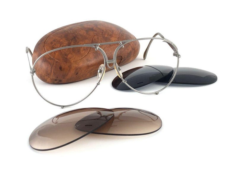 New Vintage Porsche Design By Carrera 5621 Titan Matte Large