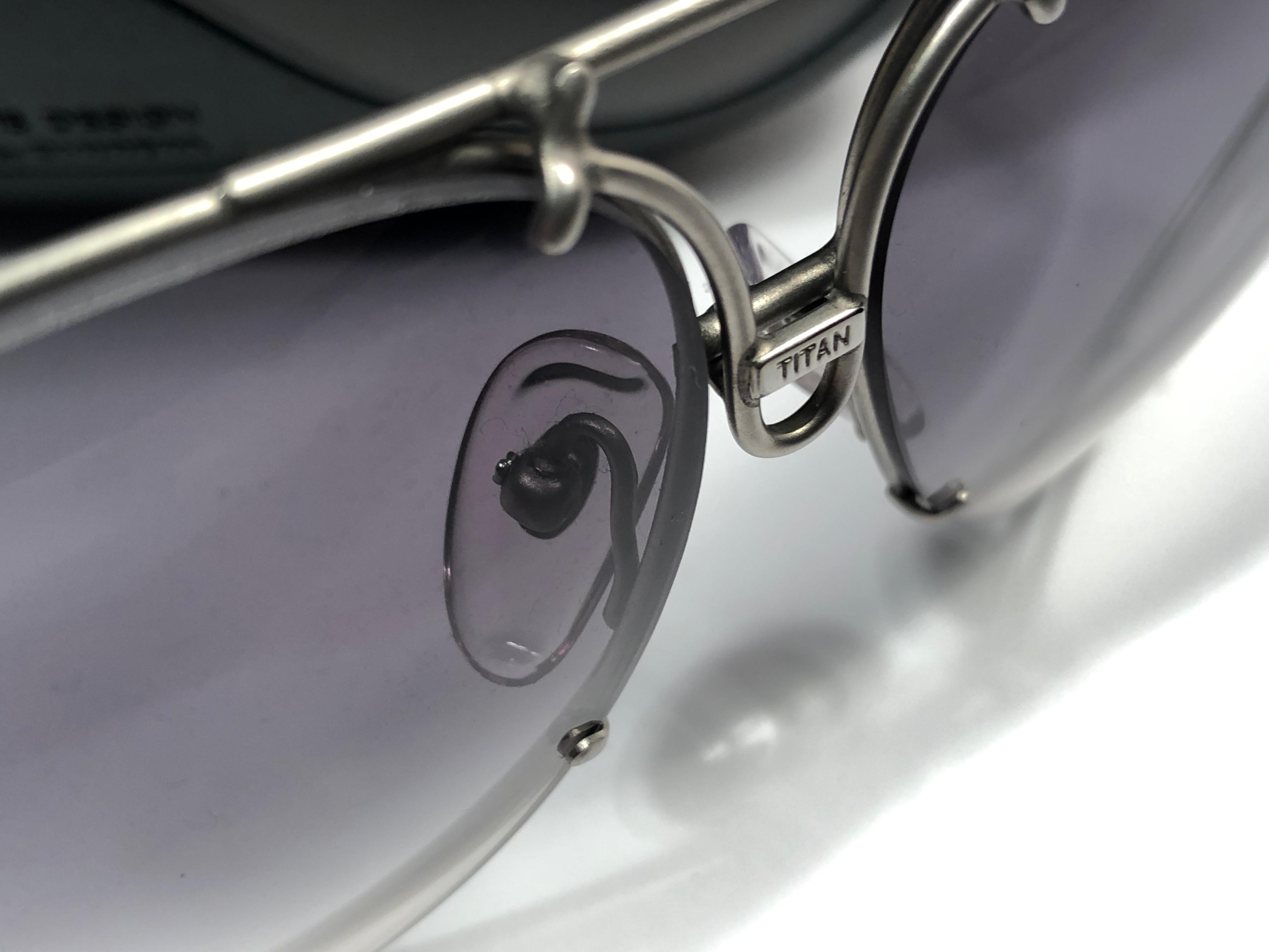 New Vintage Porsche Design By Carrera 5621 Titan Matte Large Sunglasses Austria 2