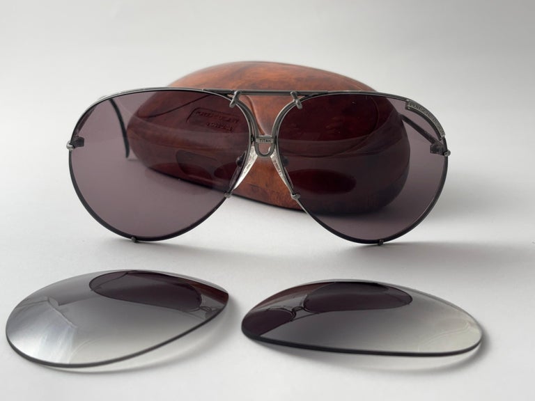New Vintage Porsche Design By Carrera 5621 Titan Matte Large