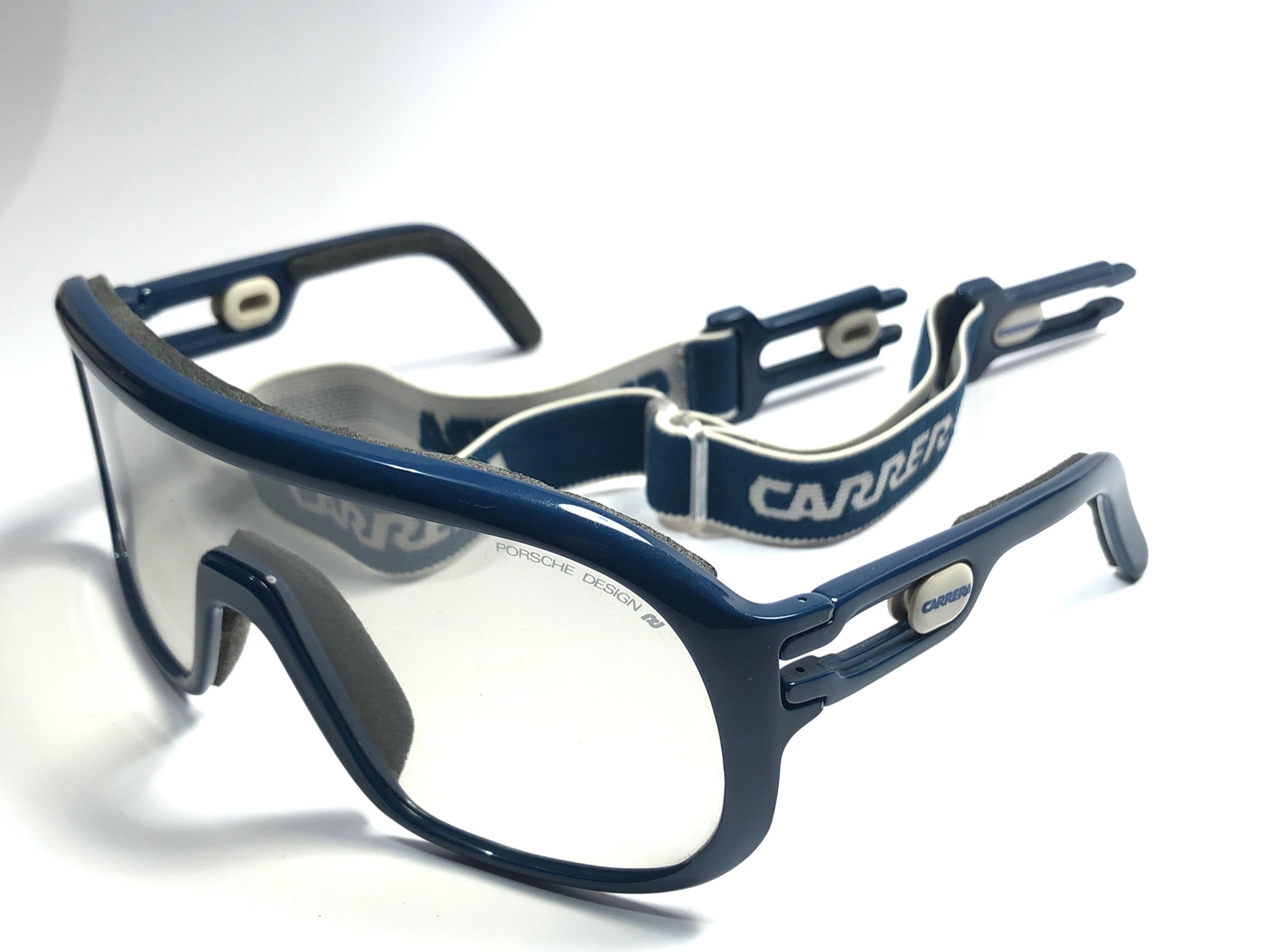 Neue Vintage Porsche Design By Carrera 5625 Blaue Skisport-Sonnenbrille Österreich 1