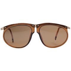 Nuovi occhiali da sole vintage Porsche Design By Carrera 5660 Ambra e Oro