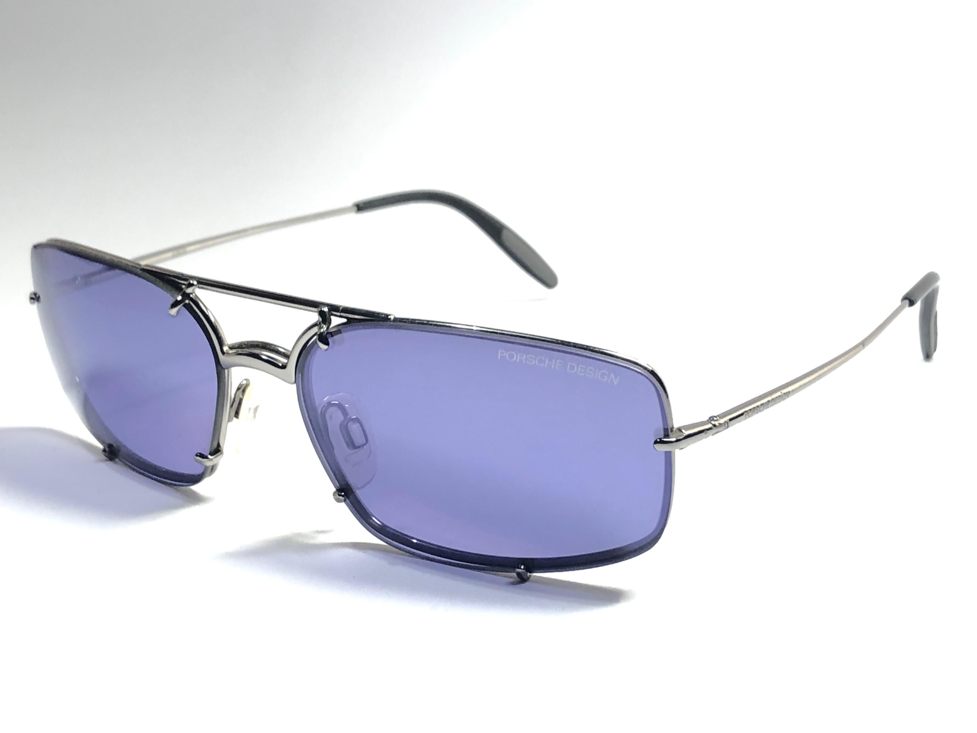 Purple New Vintage Porsche Design By Carrera P1019 Medium Sunglasses Austria