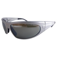 New Vintage Porsche P0073 Shield Matte Grey Frame 1990 Sunglasses Austria