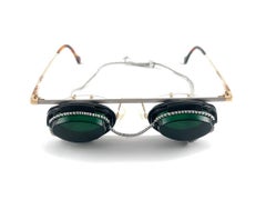 Neue Vintage Possibile von Optech Steampunk-Sonnenbrille mit Metallrahmen Deutschland