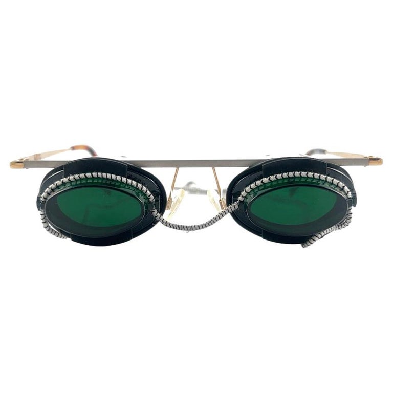 Neue Vintage Possibile von Optech Steampunk-Sonnenbrille mit Metallrahmen  Deutschland im Angebot bei 1stDibs