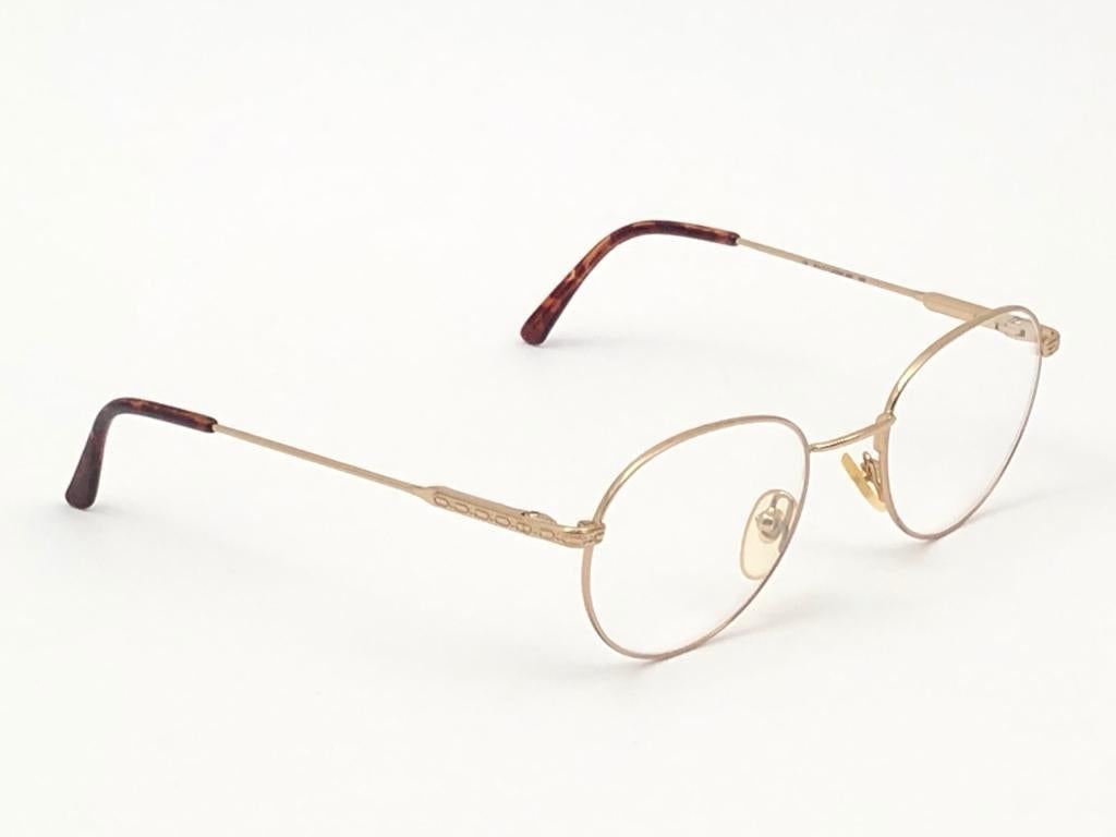 Or Ralph Lauren lunettes de soleil vintage classiques dorées 600 RX 1990, neuves en vente