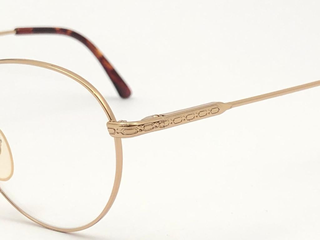 Ralph Lauren lunettes de soleil vintage classiques dorées 600 RX 1990, neuves en vente 1