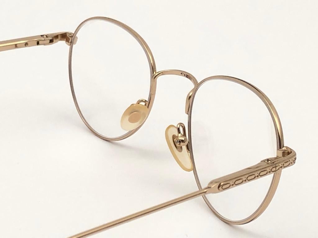 Ralph Lauren lunettes de soleil vintage classiques dorées 600 RX 1990, neuves en vente 2