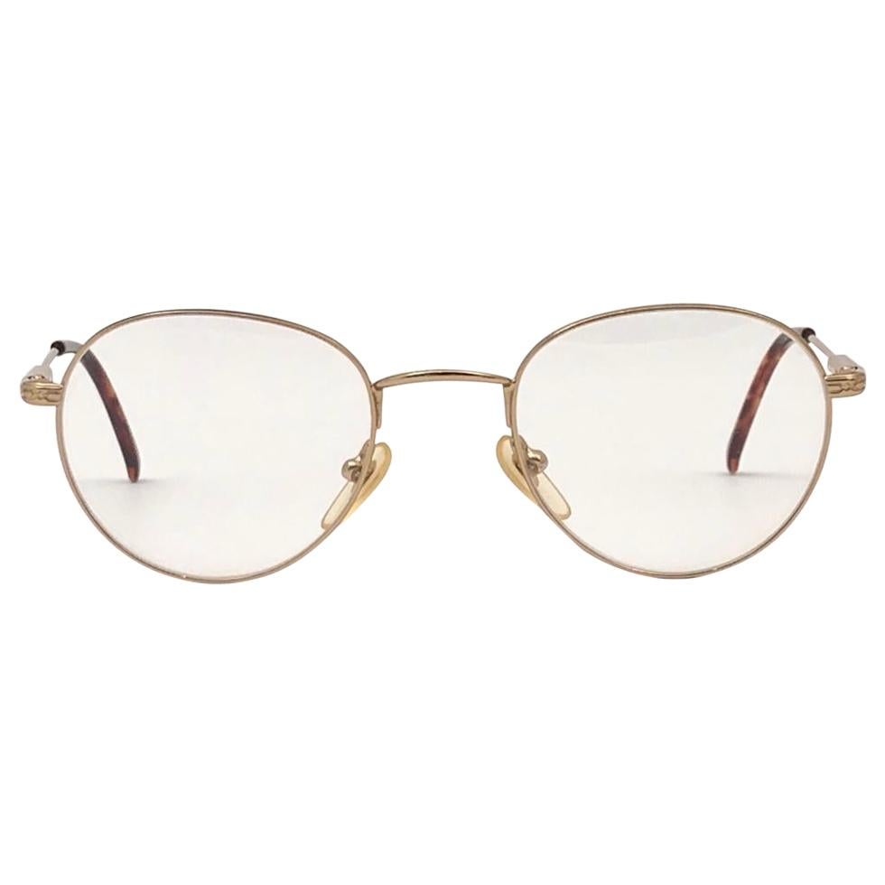 New Vintage Ralph Lauren Classic Gold 600 RX 1990 Sunglasses