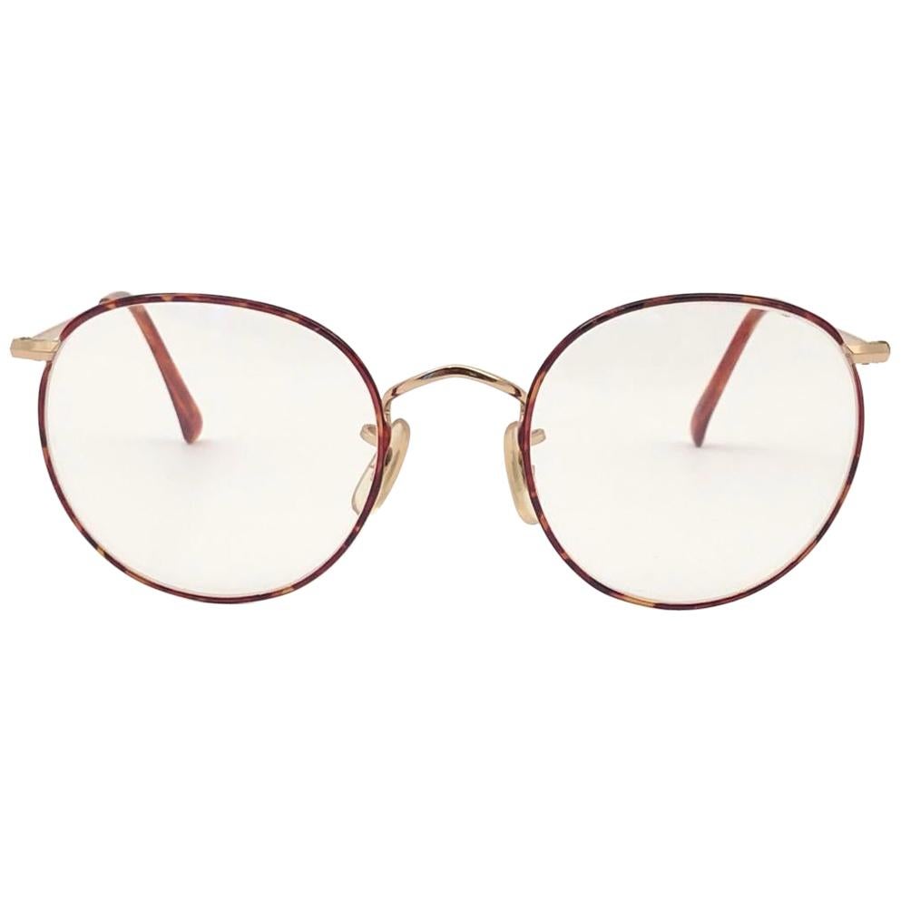 Neu Vintage Ralph Lauren Classic Oval Yg79 Schildpatt RX 1990 Sonnenbrille