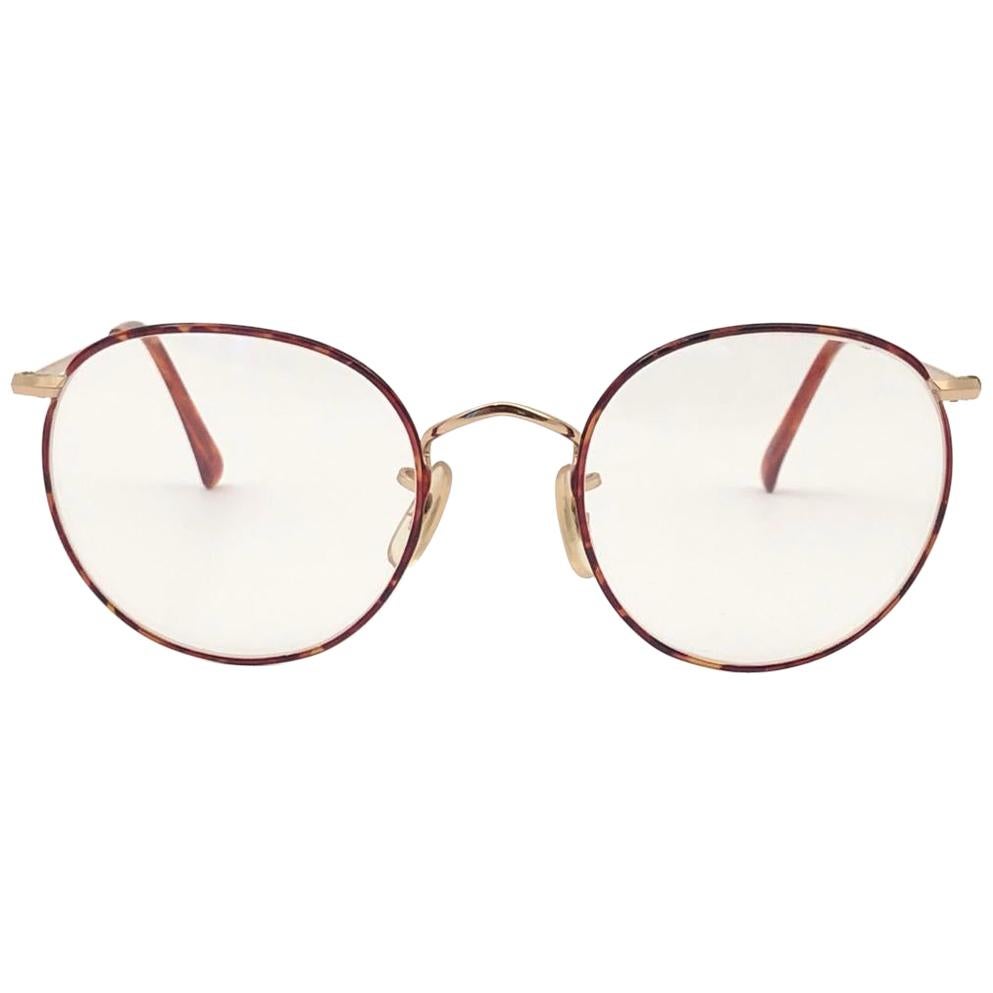 Ralph Lauren - Lunettes de soleil vintage classiques ovales Yg79 en écailles de tortue, RX, 1990, état neuf