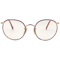 Ralph Lauren - Lunettes de soleil vintage classiques ovales Yg79 en écailles de tortue, RX, 1990, état neuf