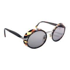 New Vintage Rare Alain Mikli 3124 Tortoise & Black France Sunglasses 1990