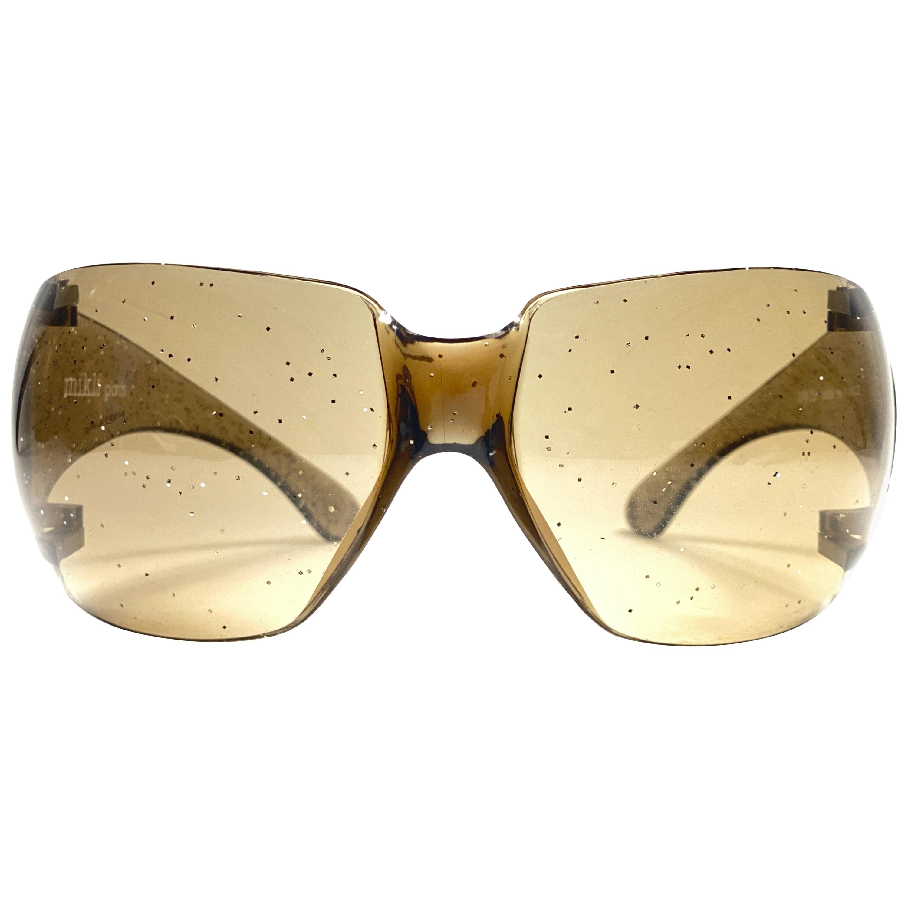New Vintage Rare Alain Mikli Bubble Mask Made in France Sunglasses 1988