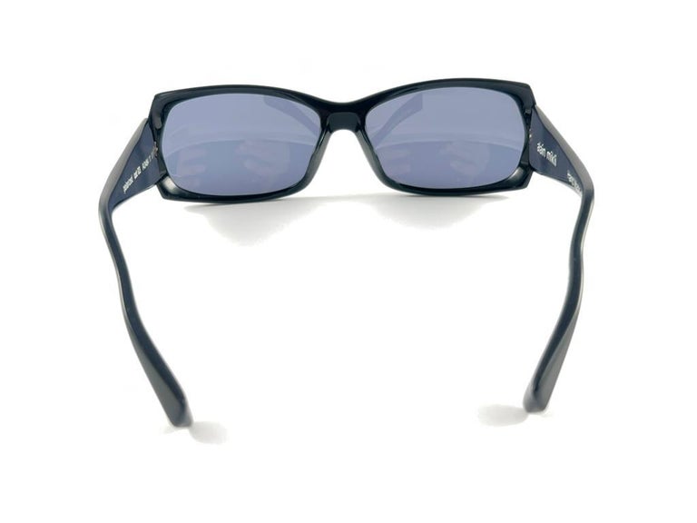 Alain Mikli Vintage Sunglasses Frames Cat 03 A0486 12 V3 Polarized France W Case New Vintage Rare Alain Mikli Polarized Cat 03 Black France  main image 2