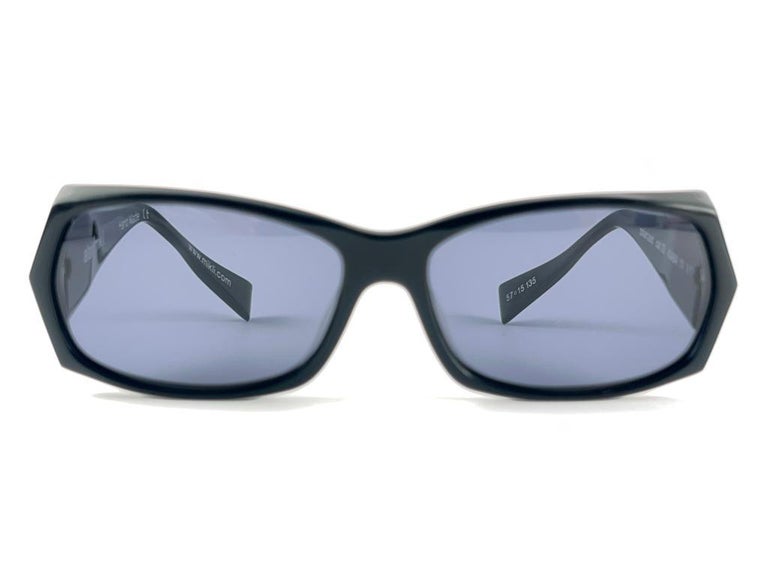 Alain Mikli Vintage Sunglasses Frames Cat 03 A0486 12 V3 Polarized France W Case New Vintage Rare Alain Mikli Polarized Cat 03 Black France  main image 3
