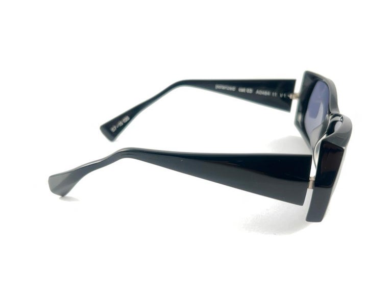 New Vintage Rare Alain Mikli Polarized Cat 03 Black France  display picture 1