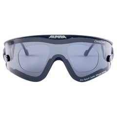 New Vintage Rare Alpina Pro Sport Optic Mono Lens Sunglasses 1980's Germany