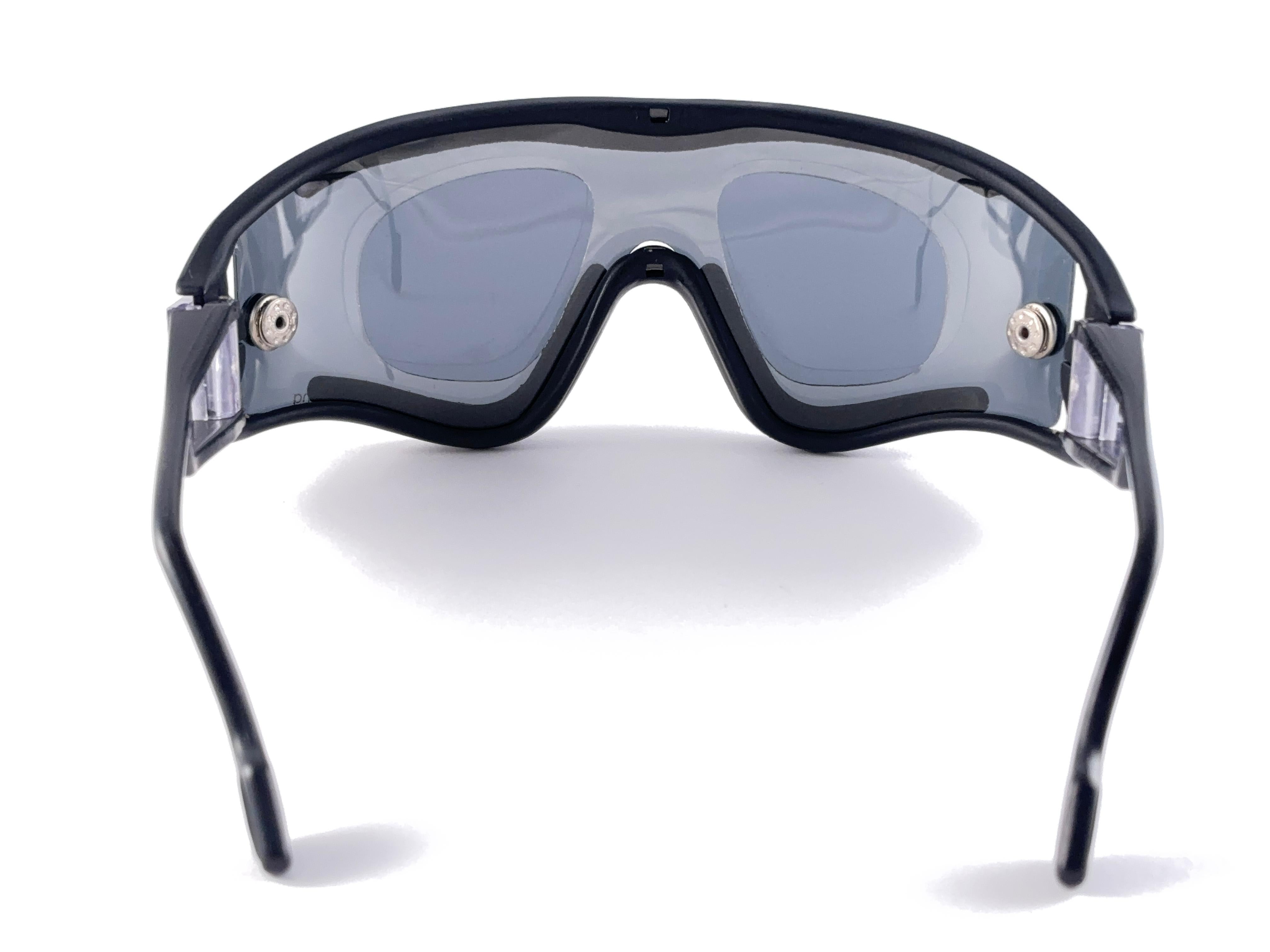 Seltene Alpina Pro Sport Optic Mono Lens-Sonnenbrille, Vintage, 1980er Jahre, Deutschland, neu im Angebot 4