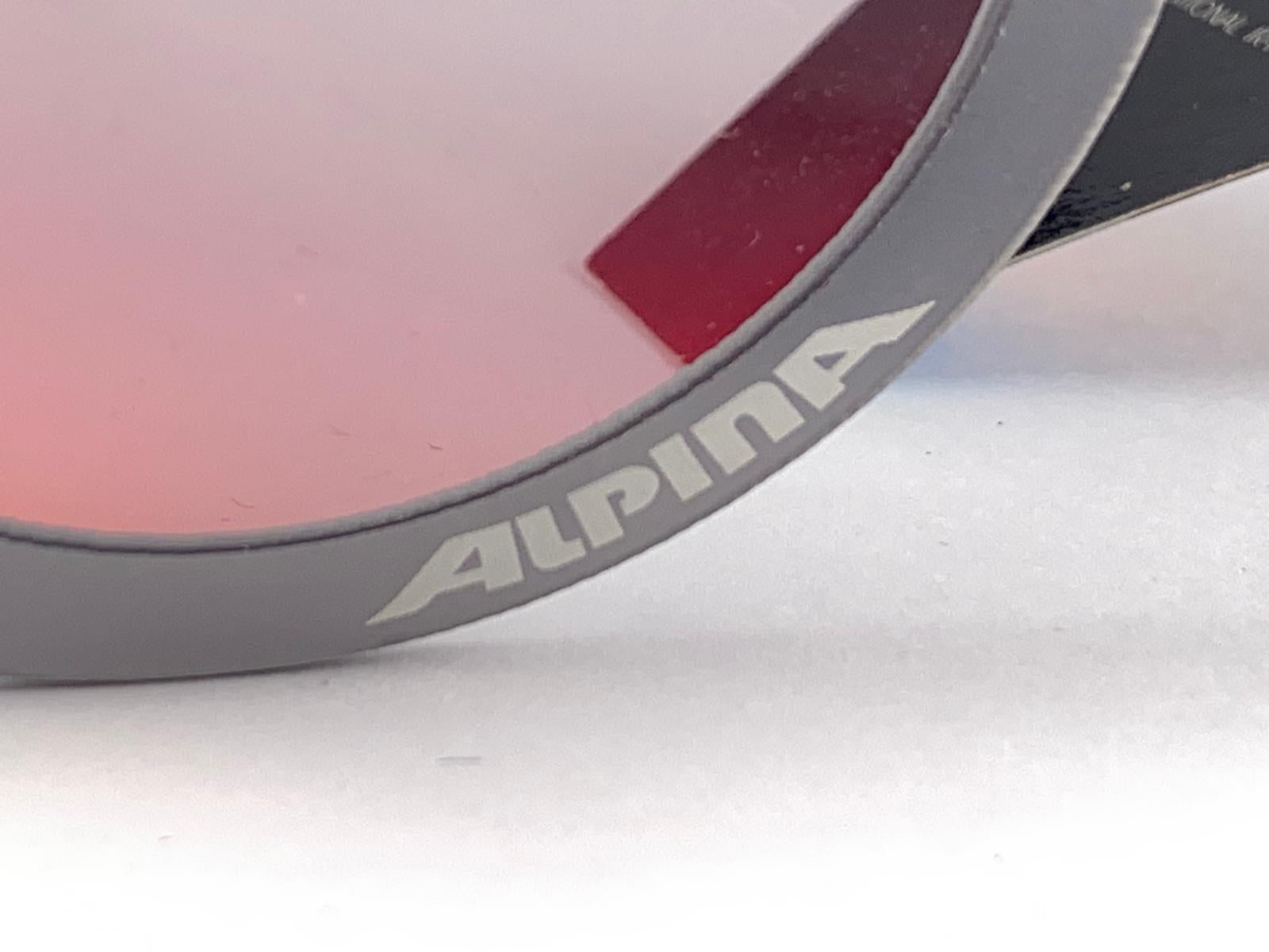 Nouveau Vintage Rare Alpina Sports Hardcoated  Lentilles Lunettes de soleil 1980's Allemagne en vente 2