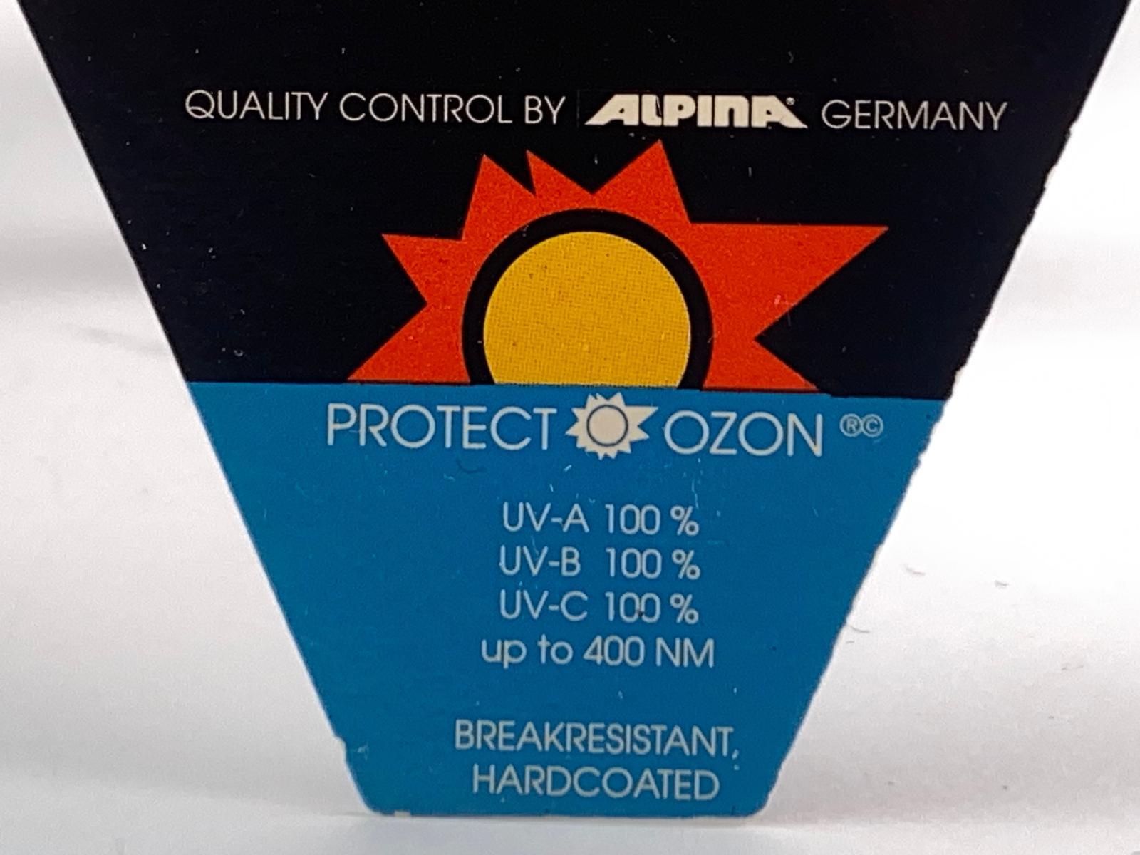 Nouveau Vintage Rare Alpina Sports Hardcoated  Lentilles Lunettes de soleil 1980's Allemagne en vente 4