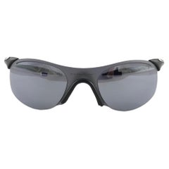 New Vintage Rare Oakley Sports 0.4 Squared Matte Black 1999 Sunglasses
