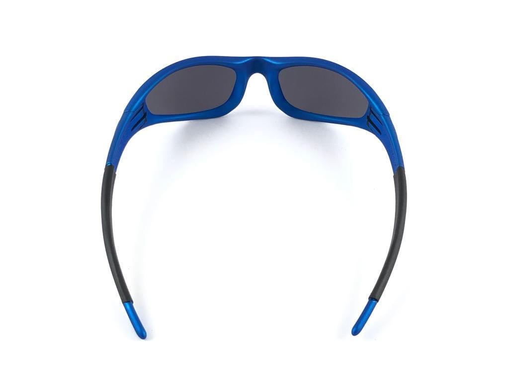 New Vintage Rare Oakley Sports Electric Blue 1999 Sunglasses 6