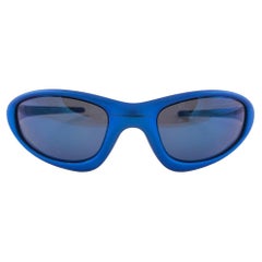 New Vintage Rare Oakley Sports Electric Blue 1999 Sunglasses