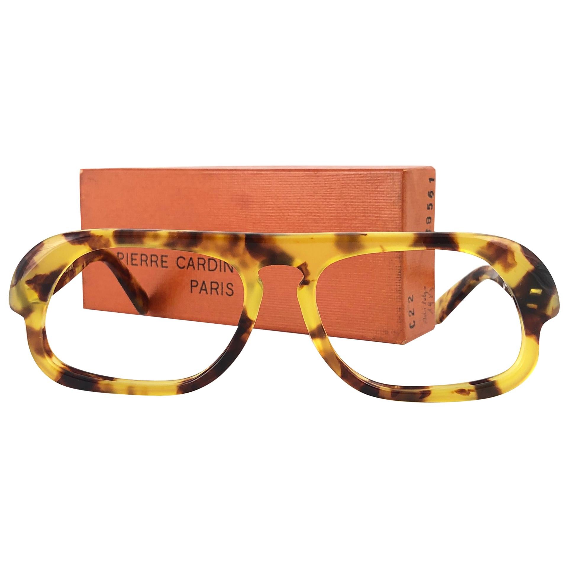 Nuovo Vintage Rare Pierre Cardin C 22 Light Tortoise RX 1960 sunglasses