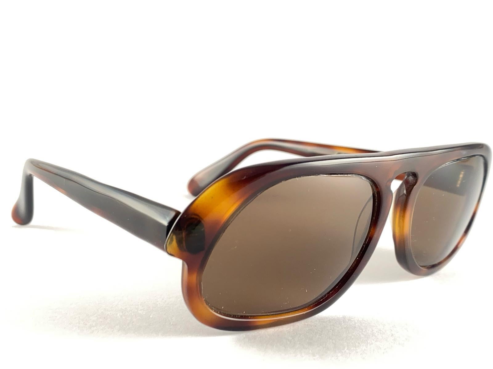 Women's or Men's New Vintage Rare Pierre Cardin C22 Tortoise Michael Caine 1960's sunglasses For Sale