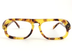 Pierre Cardin - Lunettes de soleil rares vintage rares 22 lumières en écailles de tortue, RX, années 1960, état neuf