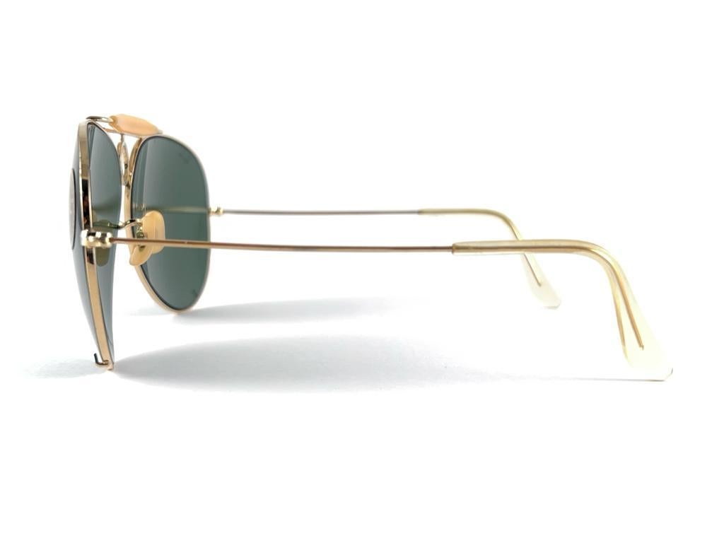 New Vintage Rare Ray Ban Shooter 65Mm G15 Large Lenses  B&L Sunglasses Frame  For Sale 3