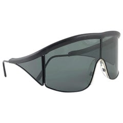 New Vintage Rare Sports Alpina 845 Grey Lens 1980's Sunglasses