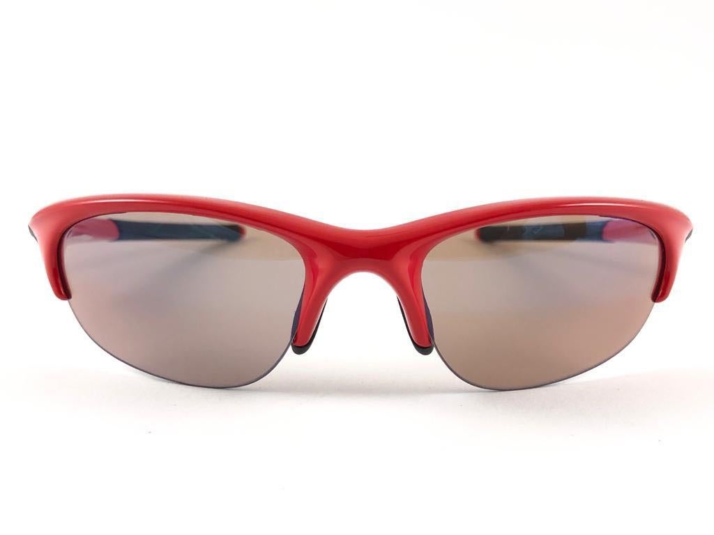 New Vintage Rare Sports Oakley Half Jacket Golf Array Red 2002 Sunglasses 4