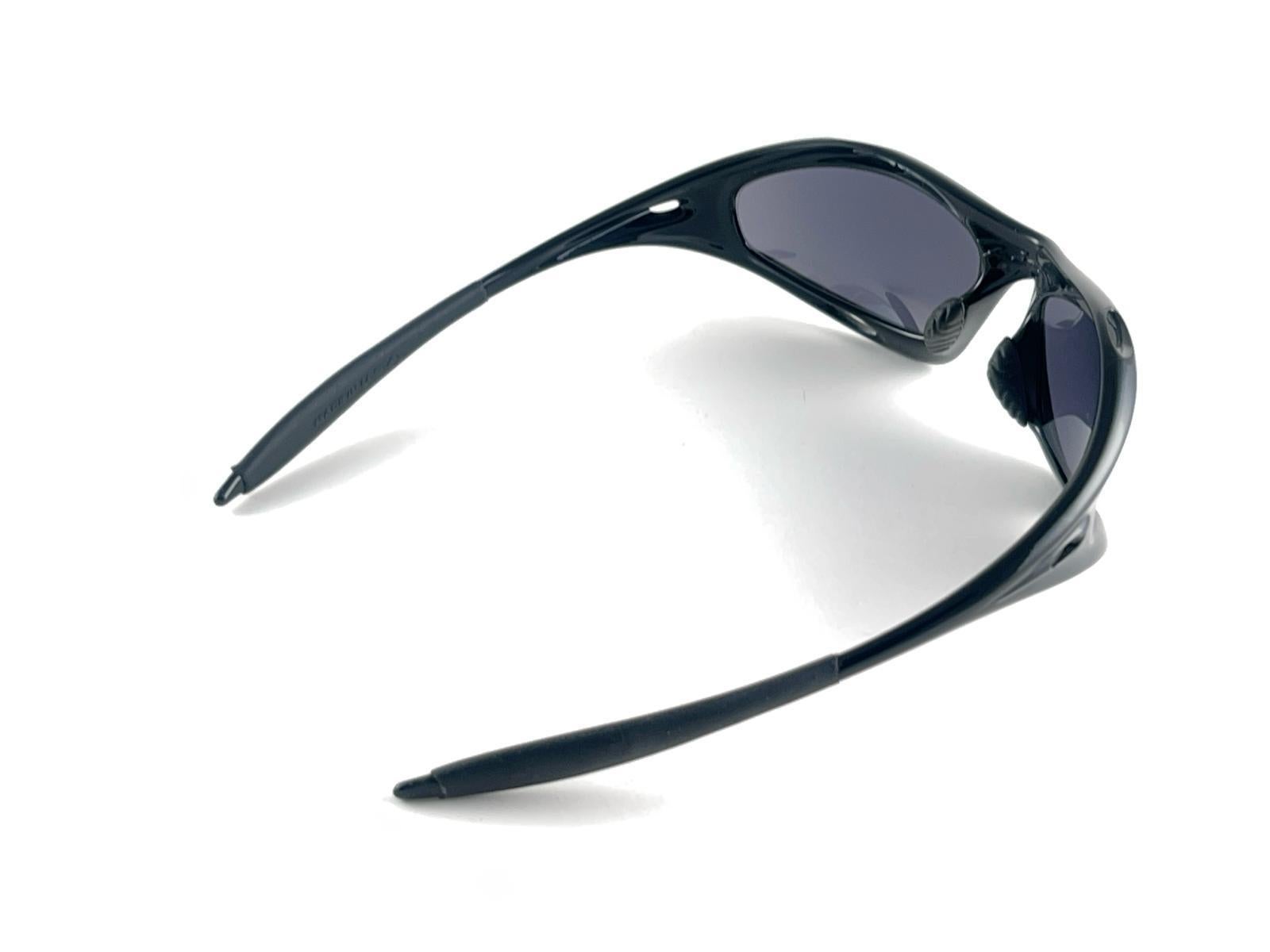 New Vintage Rare Sports Oakley Racing Jacket Gen 1 Black 1997 Sunglasses  6