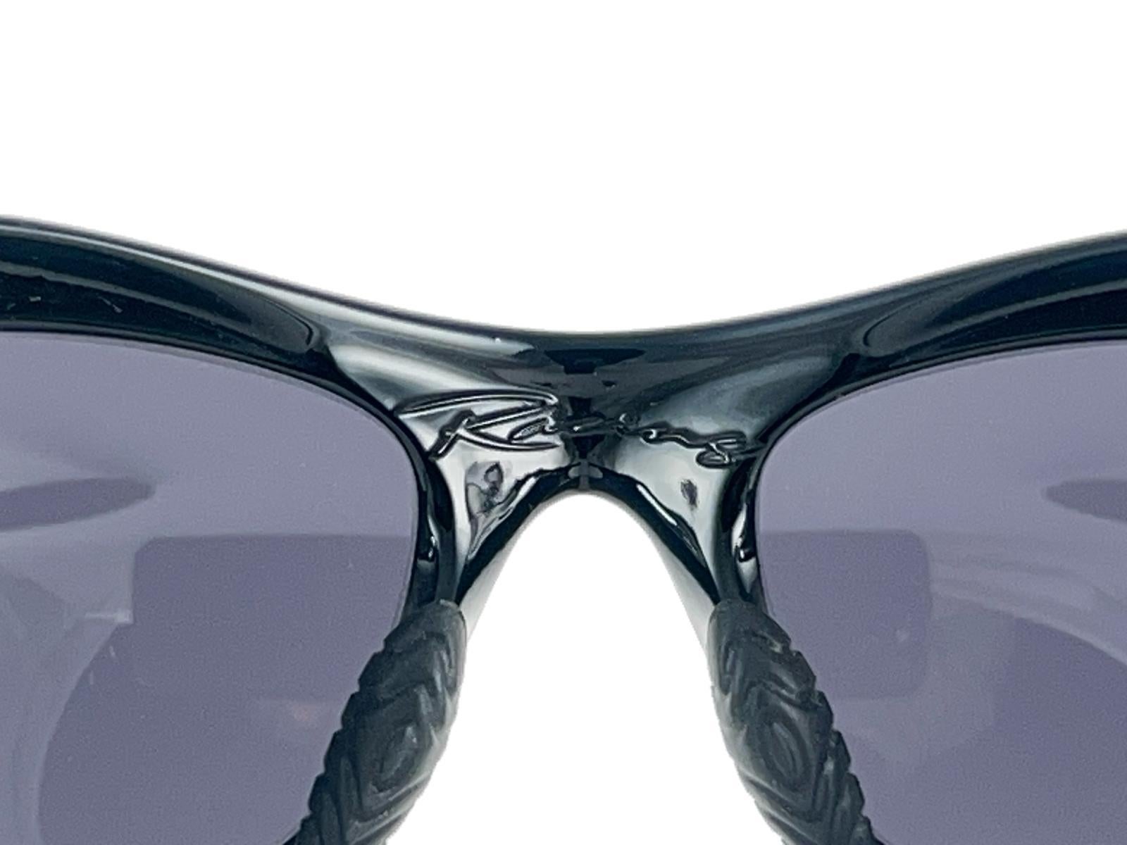 New Vintage Rare Sports Oakley Racing Jacket Gen 1 Black 1997 Sunglasses  1