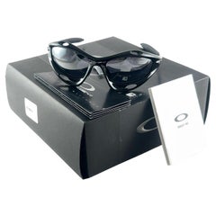 New Retro Rare Sports Oakley Racing Jacket Gen 1 Black 1997 Sunglasses 