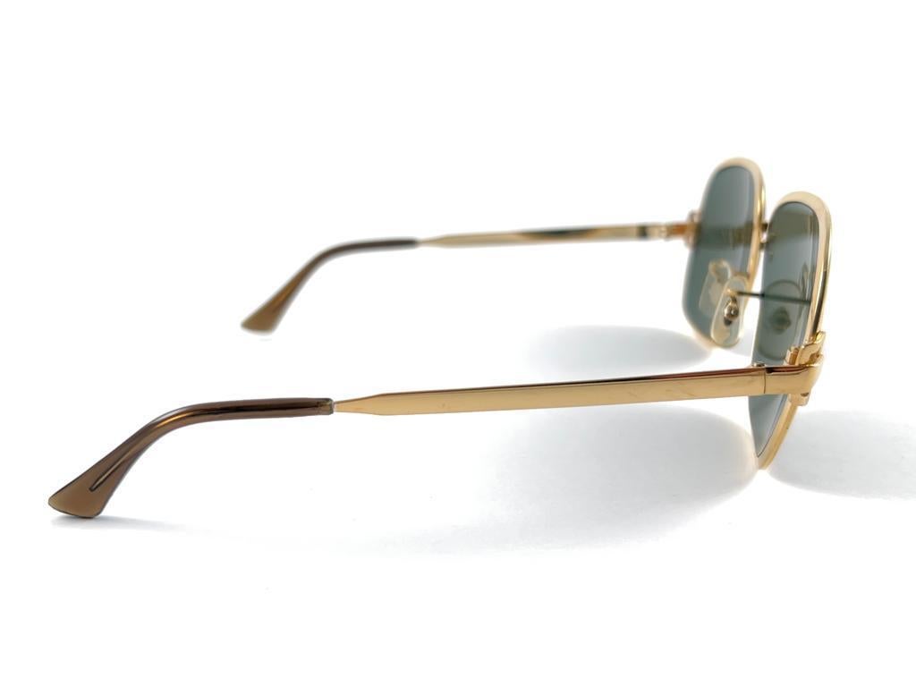 Neu! Vintage Ray Ban 10K G.O G15 Linsen B&L Sonnenbrille 70er Jahre Hergestellt in Usa für Damen oder Herren im Angebot