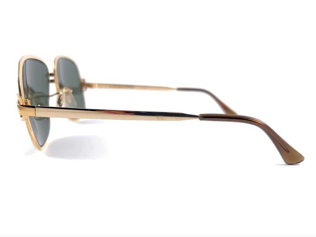Neu! Vintage Ray Ban 10K G.O G15 Linsen B&L Sonnenbrille 70er Jahre Hergestellt in Usa im Angebot 1