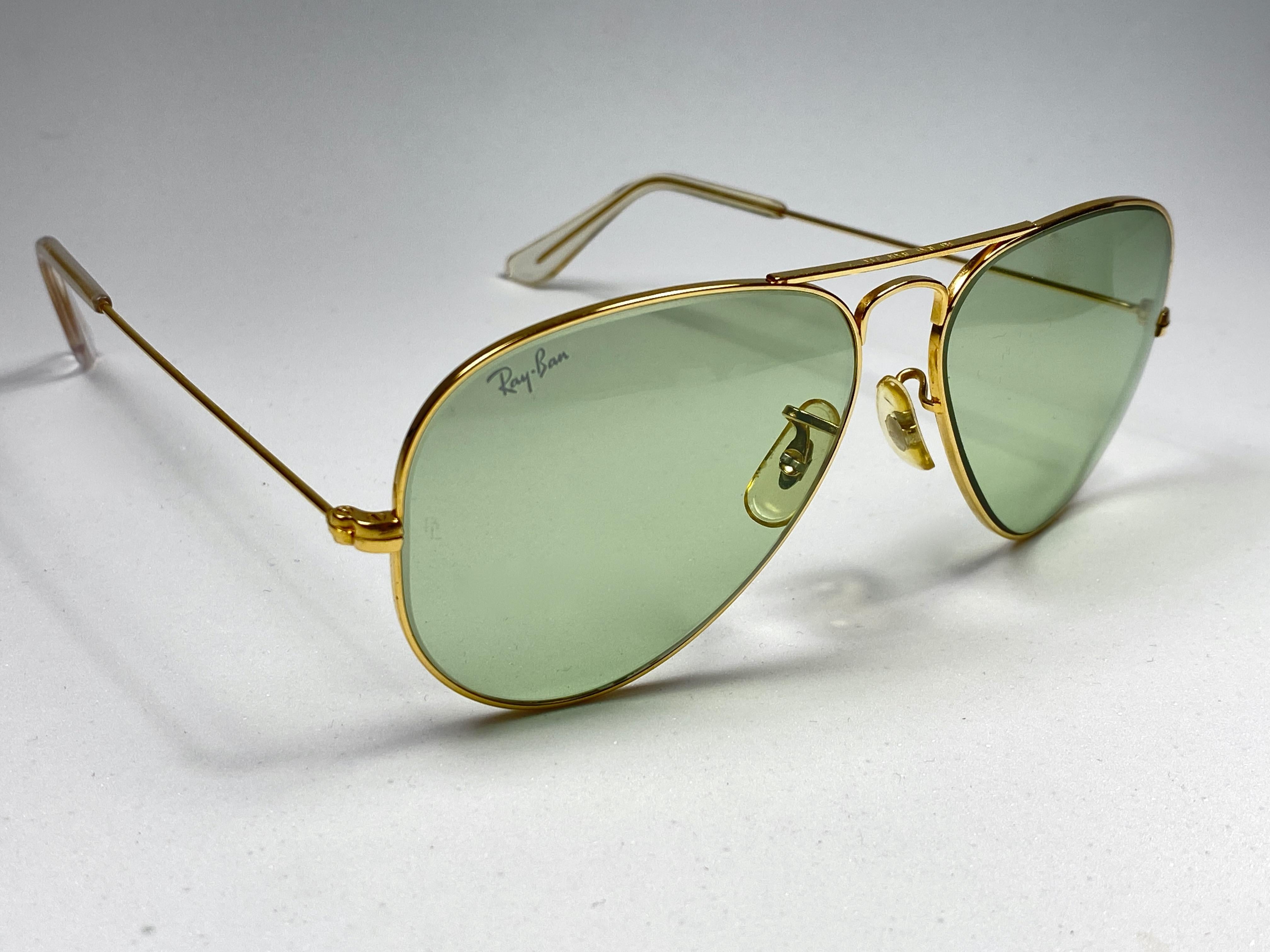 green aviator sunglasses