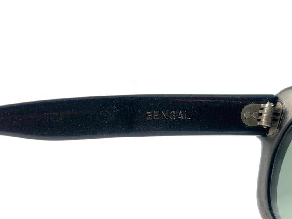 Graue Vintage Ray Ban Bengal-Sonnenbrille Usa B&L aus der Mitte des Jahrhunderts, 1960er Jahre im Angebot 6