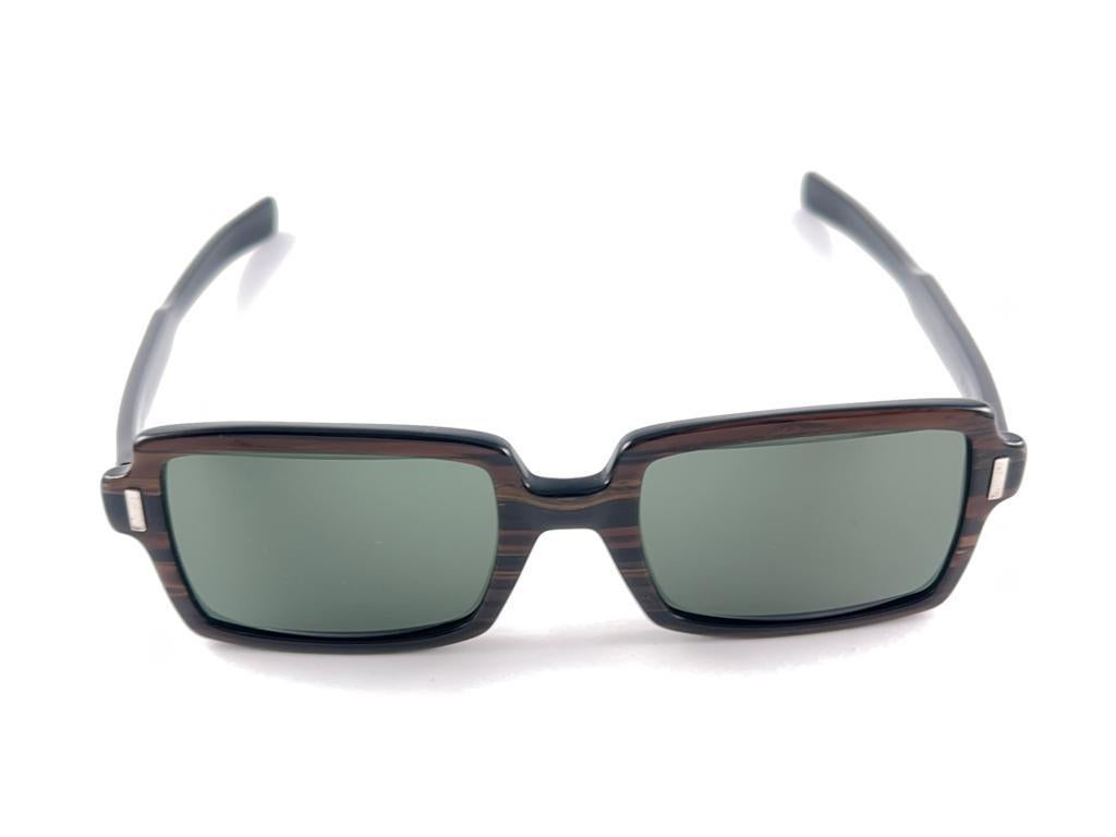 Gray New Vintage Ray Ban Benji 1960's MidCentury Grey Lenses USA B&L Sunglasses For Sale