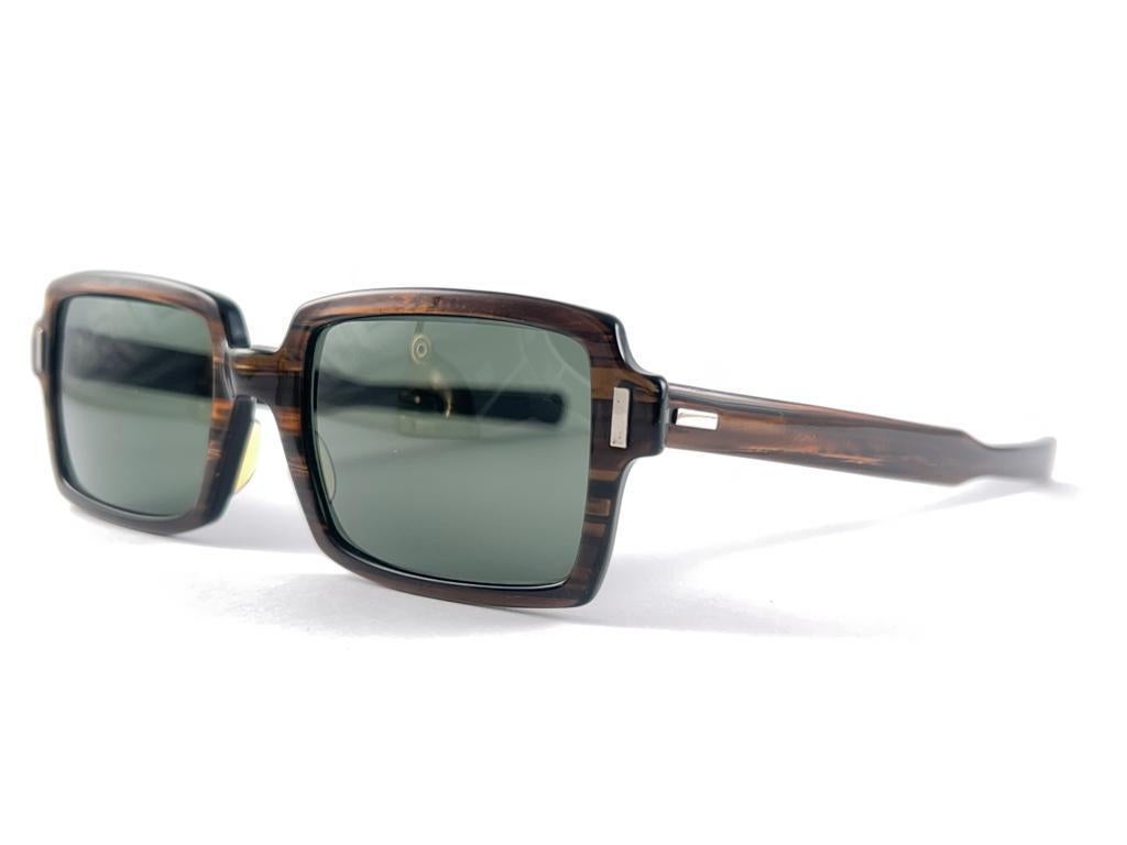 Graue Vintage Ray Ban Benji-Sonnenbrille aus der Mitte des Jahrhunderts, USA B&L, 1960er Jahre, neu im Angebot 1
