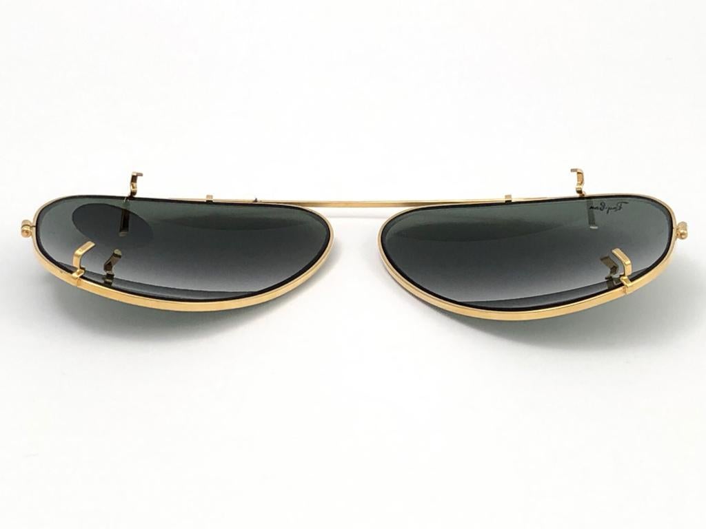 ray ban aviator clip on