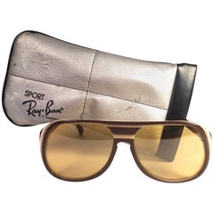 Nouveau Vintage Ray Ban B&L Timberline Ambermatic Mirror Lenses Sunglasses USA